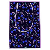 Sac Cadeau Moyen Spring Floral Pattern Lilac (Devant)