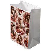 Sac Cadeau Moyen Squelette botanique (Dos Angle)
