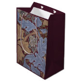 Sac Cadeau Moyen St. James Acanthus Leaf Pattern by William Morris (Dos Angle)