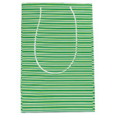 Sac Cadeau Moyen St. Patrick's Day Green Stripes Pattern-54608 (Devant)