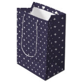 Sac Cadeau Moyen Star Pattern Gift Bags | Minimal Celestial Stars  (Devant Angle)