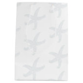 Sac Cadeau Moyen Starfish en Plumeria Destination Mariage Bienvenue (Dos)