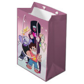 Sac Cadeau Moyen Steven Universe | Pose du groupe Crystal Gem (Devant Angle)