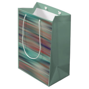 Sac Cadeau Moyen stries colorées