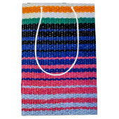 Sac Cadeau Moyen Stripes traditionnelles mexicaines de festa (Devant)