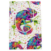 Sac Cadeau Moyen Style d'aquarelle des teintures Chameleon (Devant)