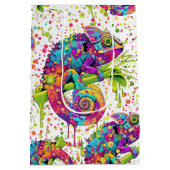 Sac Cadeau Moyen Style d'aquarelle des teintures Chameleon (Dos)