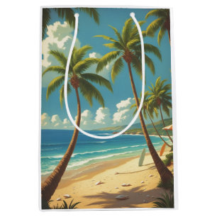 Sac Cadeau Moyen Style Vintage Aloha de voyage d'Hawaï