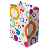 Sac Cadeau Moyen Suivi et champ Abstrait (Dos Angle)