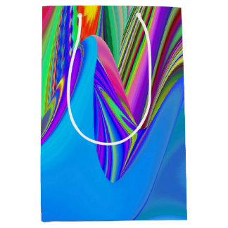 Sac Cadeau Moyen Summerfeel, Rainbowart 3D Abstrait