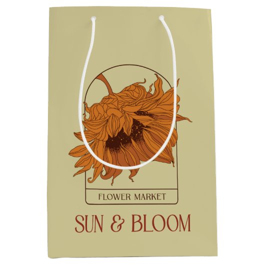 Sac Cadeau Moyen Sun & Bloom (Devant)