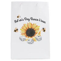 Sunflower Bees Floral Dice Winner Bunco