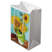 Sac Cadeau Moyen Sunflowers Vincent van Gogh (Devant Angle)