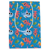 Sac Cadeau Moyen Super simple | Finny Shark Confetti Anniversaire (Devant)