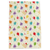 Sac Cadeau Moyen Super simple | Motif de gâteau d'anniversaire (Dos)