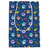 Sac Cadeau Moyen Super simple | Nombres de bosses espace Anniversai (Devant)