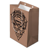 Sac Cadeau Moyen Supergirl Mandala Graphic (Dos Angle)