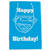 Sac Cadeau Moyen Supergirl Outline S-Shield (Devant)