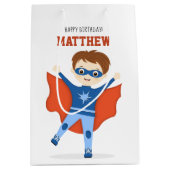 Sac Cadeau Moyen Superhero Boy (Devant)