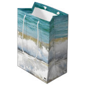 Sac Cadeau Moyen Surf sur la plage (Devant Angle)