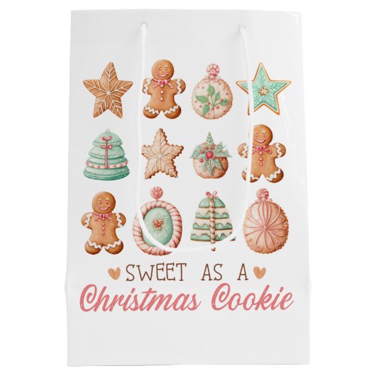 Sac Cadeau Moyen Sweet as a Christmas Cookie (Dos)