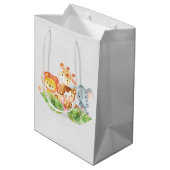 Sac Cadeau Moyen Sweet Baby Jungle Animaux (Dos Angle)