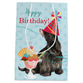 Sac Cadeau Moyen Sweet Birthday Scottish Terrier (Dos)