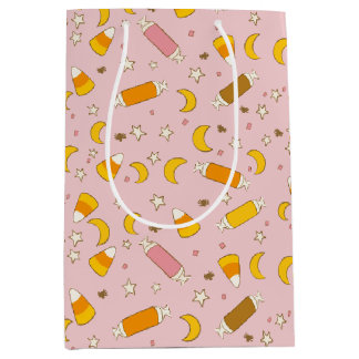 Sac Cadeau Moyen Sweet Boo rose Halloween bonbon Trick ou traitemen