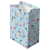 Sac Cadeau Moyen Sweet New Baby Boy and Stork (Devant Angle)