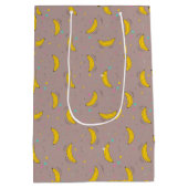 Sac Cadeau Moyen Sweet & Playful Banana Dream Pattern (Dos)