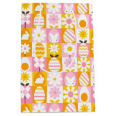 Sac Cadeau Moyen Sweet Spring Easter Patchwork  (Devant)