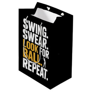 Sac Cadeau Moyen Swing Jurer Chercher La Balle Répéter Golf Golfeur