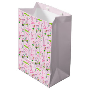 Sac Cadeau Moyen Swing Pink Golfer Sensibilisation au cancer du sei