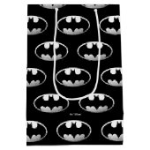 Sac Cadeau Moyen Symbole Batman | Logo Grainy (Dos)