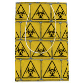 Sac Cadeau Moyen Symbole d'avertissement de danger en détresse V2 (Devant)