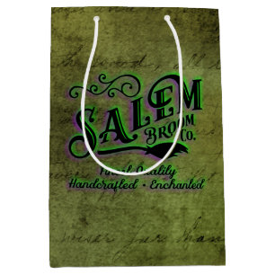 Sac Cadeau Moyen Symbole de la société Halloween Witch Salem Broom