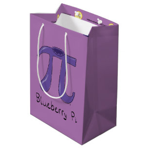 Sac Cadeau Moyen Symbole mignon Blueberry Pi