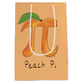 Sac Cadeau Moyen Symbole Peach Pi Enseignant Math (Dos)