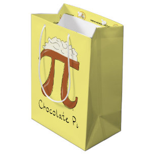 Sac Cadeau Moyen Symbole Pi Chocolat Math drôle