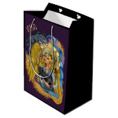 Sac Cadeau Moyen Symbole Virgo Zodiac (Dos Angle)
