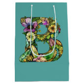 Sac Cadeau Moyen T-shirt monogramme B généreux (Dos)