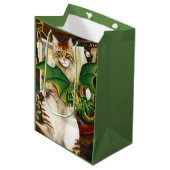 Sac Cadeau Moyen Table Top Jeu Dragon Chat (Devant Angle)