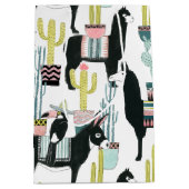 Sac Cadeau Moyen Taco à propos d'amour | Motif Llama & Donkey (Devant)