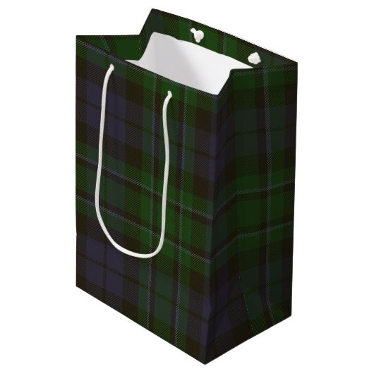 Sac Cadeau Moyen Tartan de MacCallum (Devant Angle)