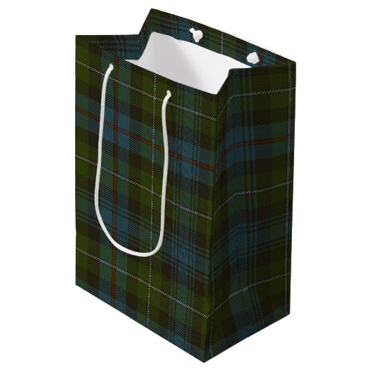 Sac Cadeau Moyen Tartan du Mackenzie (Devant Angle)