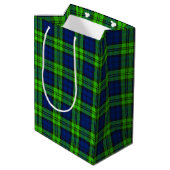 Sac Cadeau Moyen Tartan plaqué Blackwatch (Dos Angle)
