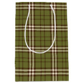 Sac Cadeau Moyen Tartan vert (Devant)