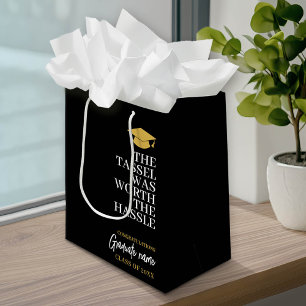 Sac Cadeau Moyen Tassel valait la peine d'être Hassle - Graduation