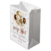 Sac Cadeau Moyen Teddy Bear Pop It When She Pops Baby shower Favori (Devant Angle)