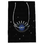 Sac Cadeau Moyen Teilman de protection des yeux bleus (Devant)